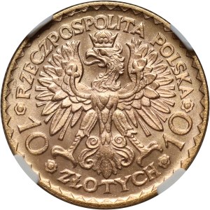 II RP, 10 zloty 1925, Warsaw, Bolesław Chrobry