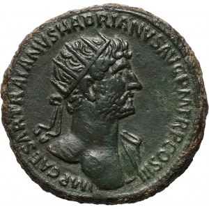 Cesarstwo Rzymskie, Hadrian 117-138, dupondius, Rzym