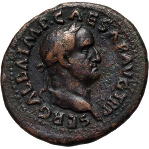Impero romano, Galba 68-69, dupondius, Roma