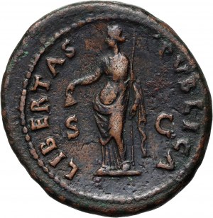 Roman Empire, Galba 68-69, Dupondius, Rome