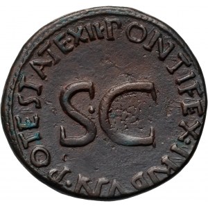 Roman Empire, Tiberius 14-37, As, Rome