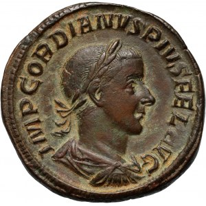 Impero romano, Gordiano III 238-244, sesterzi, Roma