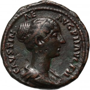 Römisches Reich, Faustina II 161-175 (Ehefrau von Marcus Aurelius), Ass, Rom
