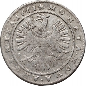 Śląsk, Księstwo Legnicko-Brzesko-Wołowskie, Chrystian Wołowski, 15 krajcarów 1661 EW, Brzeg