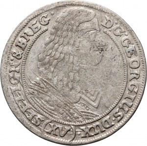 Silesia, Duchy of Legnicko-Brzesko-Wołowskie, Jerzy III Brzeski, 15 krajcars 1662, Brzeg