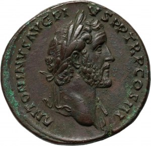 Římská říše, Antoninus Pius 138-161, sesterc, Řím