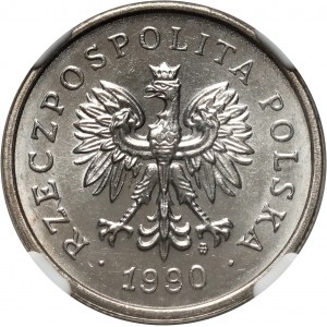 III RP, 1 zloty 1990, Varsovie