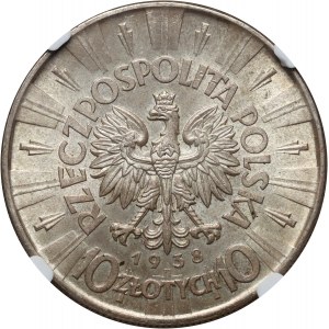 II RP, 10 złotych 1938, Warszawa, Józef Piłsudski