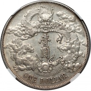 China, Dollar, year 3 (1911)