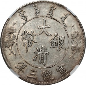 China, Dollar, year 3 (1911)
