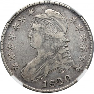 USA, 1/2 Dollar 1820, Philiadephia, Capped Bust