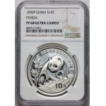 China, 10 Yuan 1990 P, Panda