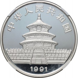 Cina, 10 yuan 1991, Panda