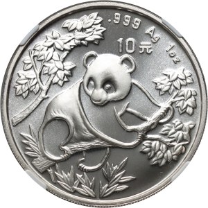 Cina, 10 yuan 1992, Panda