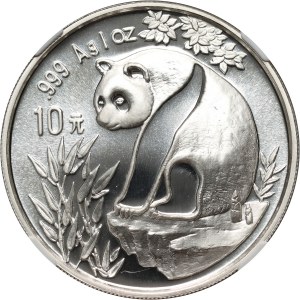 Chiny, 10 juanów 1993, Panda