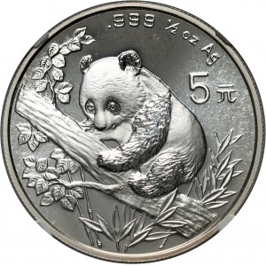 Čína, 5 juanů 1995, Panda