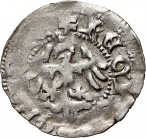 Władysław Jagiełło 1386-1434, halber Pfennig, Kraków, Ref. N