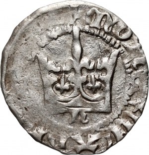 Władysław Jagiełło 1386-1434, halber Pfennig, Kraków, Ref. N