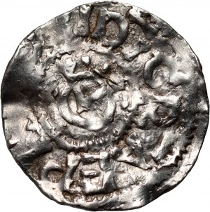 Svizzera, Coira, Ulrich I 1002-1026, denario