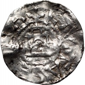 Švýcarsko, Chur, Ulrich I 1002-1026, denár
