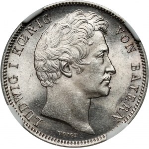 Germany, Bavaria, Ludwig I, 1/2 Gulden 1838