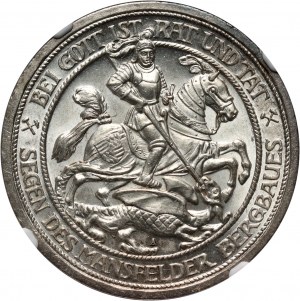 Allemagne, Prusse, Guillaume II, 3 marques 1915 A, Berlin, Mansfeld