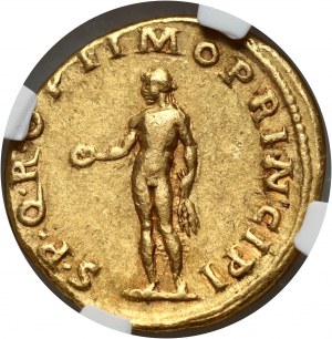 Římská říše, Traján 98-117, aureus, Řím
