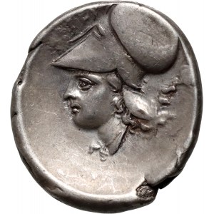 Řecko, Akarnánie, Argos, stater asi 345-300 př. n. l.