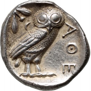 Grecia, Attica, tetradracma dopo il 449 a.C., Atene