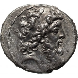 Greece, Syria, Demetrius II Nicator 145-139 and 129-125 BC, Tetradrachma, suberat, Tire