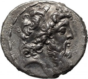 Grecja, Syria, Demetriusz II Nikator 145-139 i 129-125 p.n.e., tetradrachma, Tyre
