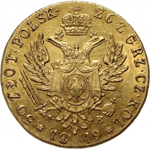 Kongresové království, Alexander I, 50 zl. 1819 IB, Varšava