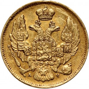 Russische Teilung, Nikolaus I., 3 Rubel = 20 Zloty 1840 СПБ АЧ, St. Petersburg