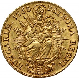 Ungarn, Maria Theresia, 2 Dukaten 1765 KB, Kremnica