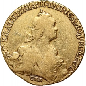 Russia, Catherine II, 10 Roubles 1778 СПБ, St. Petersburg