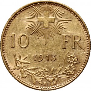 Suisse, 10 francs 1913 B, Berne