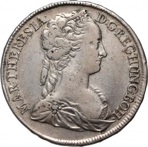 Maďarsko, Mária Terézia, tolár 1741 KB, Kremnica