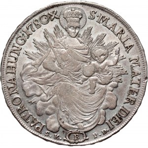 Ungarn, Maria Theresia, Taler 1780 B, Kremnica