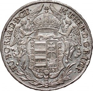 Maďarsko, Maria Theresa, thaler 1780 B, Kremnica