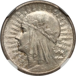 II RP, 2 zloty 1933, Warsaw, Head of a Woman