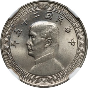 Chiny, 20 centów rok 25 (1936)