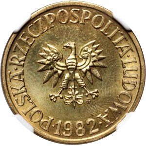 PRL, 5 zloty 1982, ODWROTKA