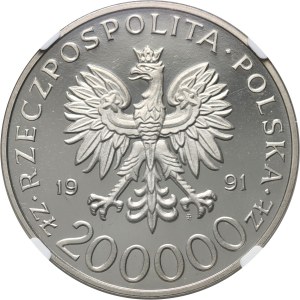 III RP, 200000 złotych 1991, Gen. Michał Tokarzewski - Karaszewicz 