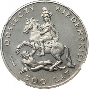 Volksrepublik Polen, 200 Zloty 1983, 300 Jahre Schlacht bei Wien, MUSTER, Nickel