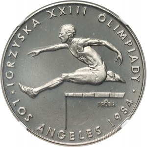 Polská lidová republika, 200 zlatých 1984, XXIII. olympijské hry Los Angeles, SAMPLE, nikl
