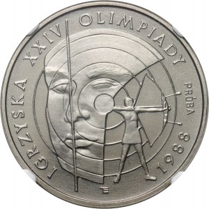 People's Republic of Poland, 1000 gold 1987, Games of XXIV Olympiad 1988, SAMPLE, nickel