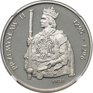 Volksrepublik Polen, 1000 Gold 1985, Przemyslaw II, PRÓBA, Nickel