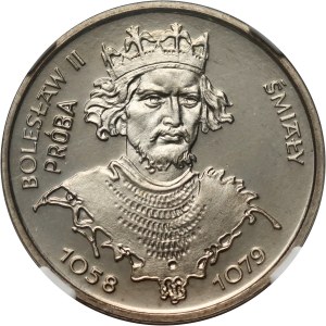 République populaire de Pologne, 2000 zloty 1981, Bolesław II le Hardi, PRÓBA, nickel