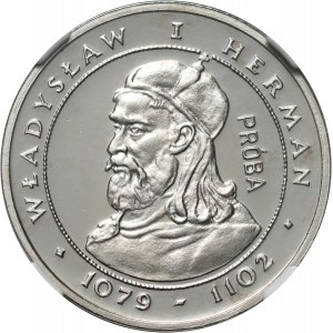 Volksrepublik Polen, 2000 Gold 1981, Wladyslaw I. Herman, SAMPLE, Nickel