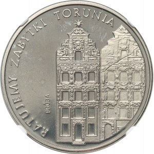 Polská lidová republika, 5000 zlotých 1989, Památky Toruně, nikl